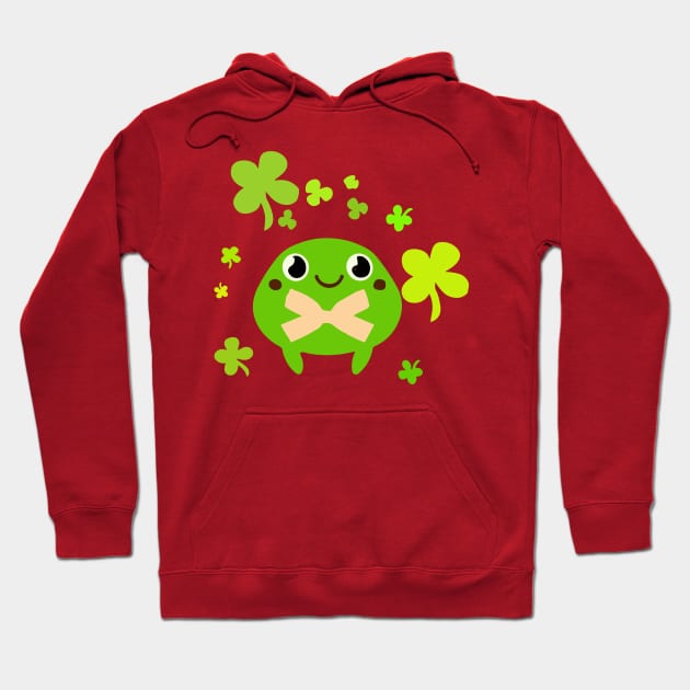 on St. Patrick’s Day boy Flash Hoodie by Martin Young